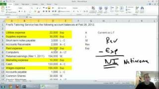 Accounting  Unit 1  Part 2  Income Statement [upl. by Velick503]