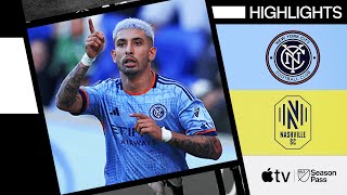 New York City FC vs Nashville SC  Full Match Highlights  October 6 2024 [upl. by Suolevram]