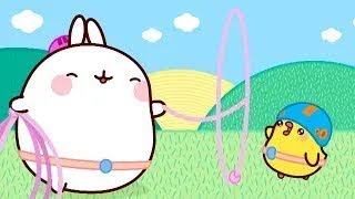 Molang Hindi  The climbing Rope  Funny Hindi Animal Cartoons [upl. by Enicar842]