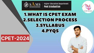 All information about CPET2024  Selection Process Eligibility criteria And Syllabus [upl. by Uis]