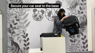 How to fit the Silver Cross Simplifix Isofix Base and Simplicity Car Seat [upl. by Ennovihc613]