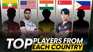 TOP 1 PLAYER IN MLBB FROM EACH COUNTRY [upl. by Hillman797]