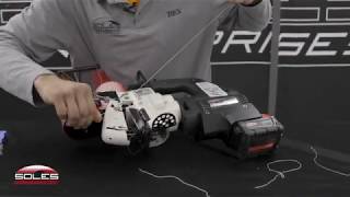 Threading the 2200 Cordless Tarp Sewing Machine [upl. by Notanhoj]