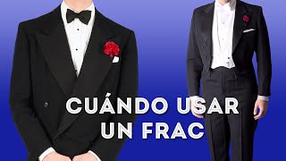 Cuando usar un esmoquin o frac Verdaderos eventos de trajes de etiqueta y frac [upl. by Ayerdna]