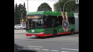 BOGESTRA  der erste Hybridbus in Eickel  Linie 390 [upl. by Neeoma]