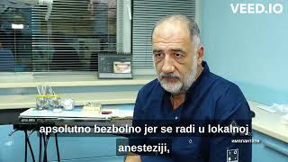 Dr Branislav Čukić implantolog i oralni hirurg –Bezbolnost ugradnje zubnih implantata Oral B Čukić [upl. by Stefa832]