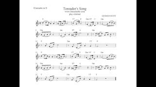 Toreadors Song Clarinet [upl. by Desirae712]