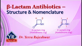 BetaLactam Antibiotics  Structure amp Nomenclature  YR Pharma Tube  Dr Yerra Rajeshwar [upl. by Cade990]