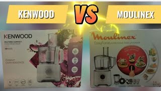 Kenwood food processor fdp302wh vs Moulinex food processor FP247127 demo amp unboxing [upl. by Redla]