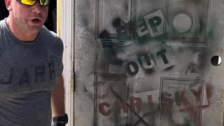 Breaching Exterior Metal door with Halligan Tool Risky Chrisky Style [upl. by Enilrac157]