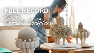 Making ceramic sculpture from clay  Transplant series [upl. by Jannelle730]