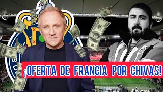 ¿NUEVO DUEÑO EN CHIVAS  FRANCÉS LANZA OFERTÓN A AMAURY VERGARA [upl. by Ydroj427]