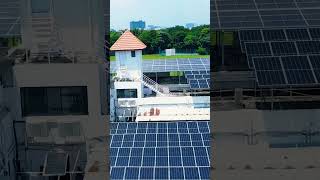 Commercial Solar System  The Poona Club  The Poona Club Golf Course  Solar Energy  Drone View [upl. by Aiym]