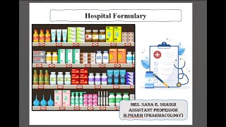 Unit 22 Hospital Formulary  Pharmacy Practice  Sem 7 BPharm [upl. by Anividul]