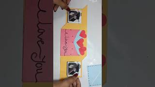 LOVE CARD making ♥️ diy lovecard craft artandcraft shortsfeed shorts [upl. by Lardner]