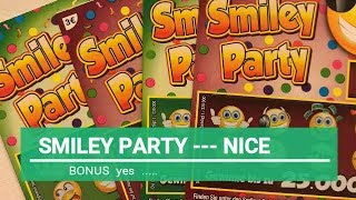 Smiley Party Rubbellose rubbeln nice Bonus [upl. by Supple]