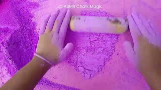 Crushing Gym Chalk with Rolling Pin  Satisfying ASMR Sounds [upl. by Anesusa86]