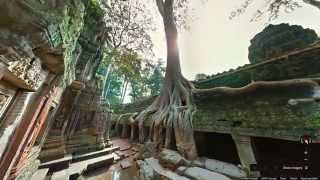 Explore the temples of Angkor Cambodia with Google Maps [upl. by Ameluz]