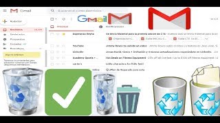 CÓMO BORRAR LOS CORREOS DE LA PAPELERA EN GMAIL [upl. by Chloris345]