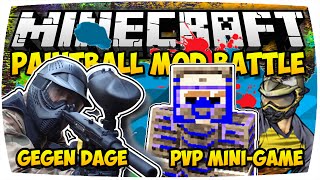 MINECRAFT PAINTBALL MOD CALL OF DUTY BATTLE DUELL CHALLENGE ★ Minecraft Paintball Game DeutschHD [upl. by Hussar181]