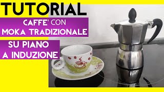 Come fare il caffe su piano cucina a induzione con moka tradizionale  SOLUZIONE DEFINITIVA [upl. by Annot]