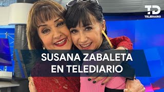 Susana Zabaleta visita a la Licenciada María Julia en Telediario Mediodía [upl. by Schramke983]