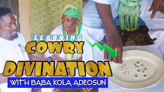 Learning the 16 Cowries Divination System with Baba Kola Adeosun  Oju Odu Owo Eyo Erindinloogun [upl. by Enehs]