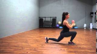 Walking Lunges Pulsing [upl. by Atteve]