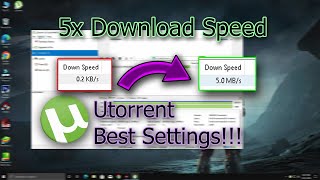 How to Speed Up uTorrent Downloads  2024   10X Download Speed  Speed Up Utorrent [upl. by Ecnerat]