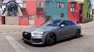 Audi RS5  Forza Horizon 5  Thrustmaster T300RS gameplay [upl. by Ryley]