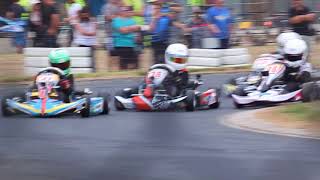 CADET 12 FINAL VICTORIAN COUNTRY SERIES COBDEN GO KART TRACK 18TH FEBRUARY 2018 [upl. by Ynnavoig]