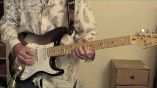 Robin Trower  Too Rolling Stoned  Guitar Cover [upl. by Garald]