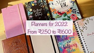 2022 Planners from ₹250 to ₹1600  comparison and review himanishah [upl. by Vivica700]