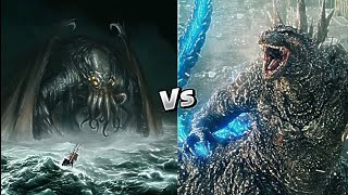 LOS ningen vs BLOOP EL GRAN MAJA GODZILLA CTHULHU ocean VS youtubevideos [upl. by Philippine299]