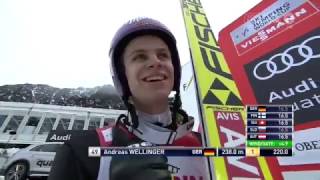 Andreas Wellinger 238 Meter Oberstdorf 2017 [upl. by Lund]