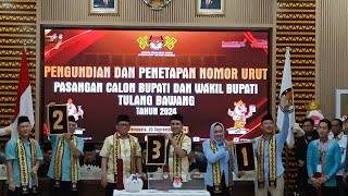 Winarti  Reynata Raih Nomor Urut 1 Dalam Pilkada Tuba [upl. by Gannie]