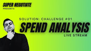 Global Spend Analysis Challenge Solution  Part1  Find Hidden Tail in Procurement Spend [upl. by Elnukeda]