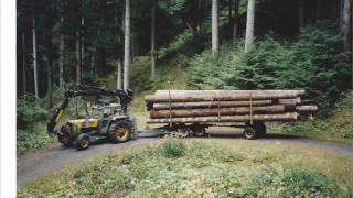 Holztransport mit Traktor Teil 2 [upl. by Micaela]