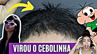 TORROU O CABELO CHAPINHA PICOTOU O CABELO DELA CUIDADO Veja imagens [upl. by Egdamlat941]