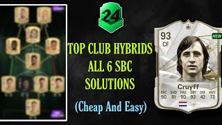 TOP CLUBS HYBRID SBC SOLUTIONS Easiest Way Possible  Madfut 24 Sbc  Madfut 24 [upl. by Waylen647]