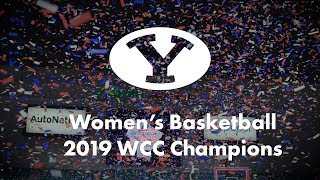 BYU Womens Basketball  BYU vs Gonzaga  WCC Championship March 12 2019 [upl. by Ahsiekahs177]