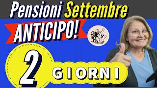 PENSIONI SETTEMBRE ANTICIPATE ❗️ DATE PAGAMENTI UFFICIALI amp REALI 📅 ✅ [upl. by Thill147]