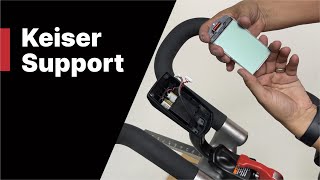 How to replace a Keiser M3M3i display computer screen [upl. by Ayian]