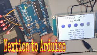 Arduino push button switch case  nextion display [upl. by Howell]