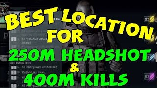 BEST Loocation For 250m Headshot400m Sniper Kills Sharpshooter Challenge  Ghost Recon Breakpoint [upl. by Billie25]