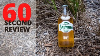 Savanna Cider Review 60 second review [upl. by Berners]