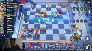 Auto Chess  4 Beast  3 Glacier  3 Human  3 Warrior  2 Warlock Synergy  mainliars [upl. by Malloch892]