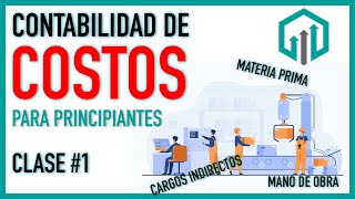 Contabilidad de costos CLASE 1  Curso gratis para principiantes  Definiciones y conceptos [upl. by Eniger]