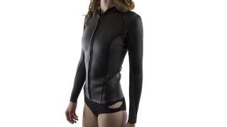 1mm Womens Billabong Surf Vibes Jacket  Wetsuit Wearhouse [upl. by Oira429]