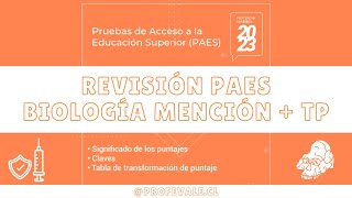 Resolución PAES Biología mención [upl. by Avis]